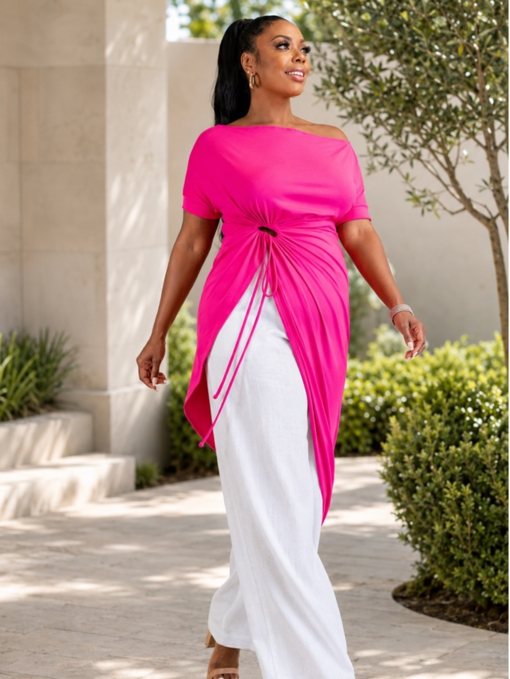 Pink Tunic Top - Picture 2 of 3